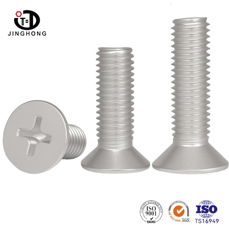 Aluminium legering kruisige platte kopschroef
