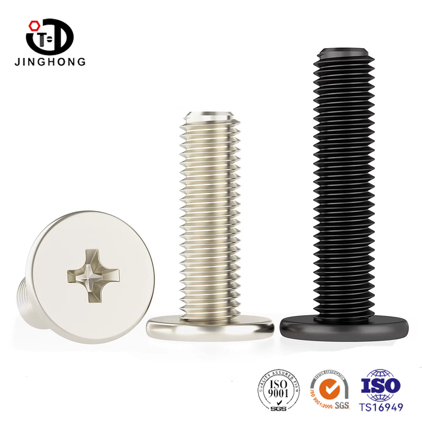 Kruis laptopschroef met platte kop