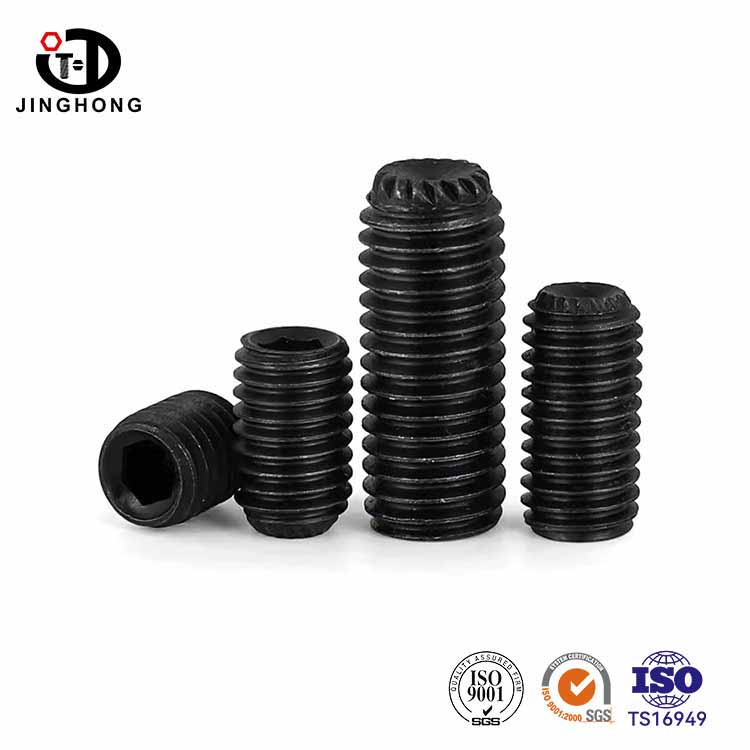 DIN916K Hexagon Socket Knurl -setschroeven met kopje punt