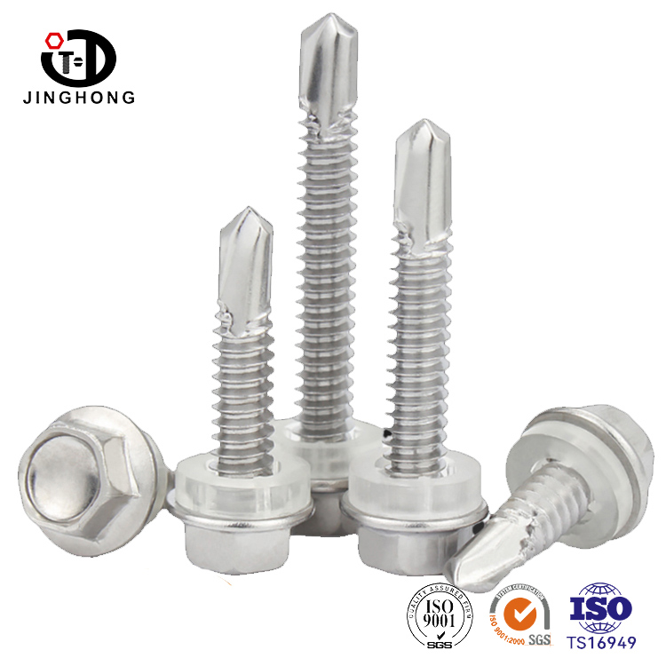Hexflens metalen dakschroeven