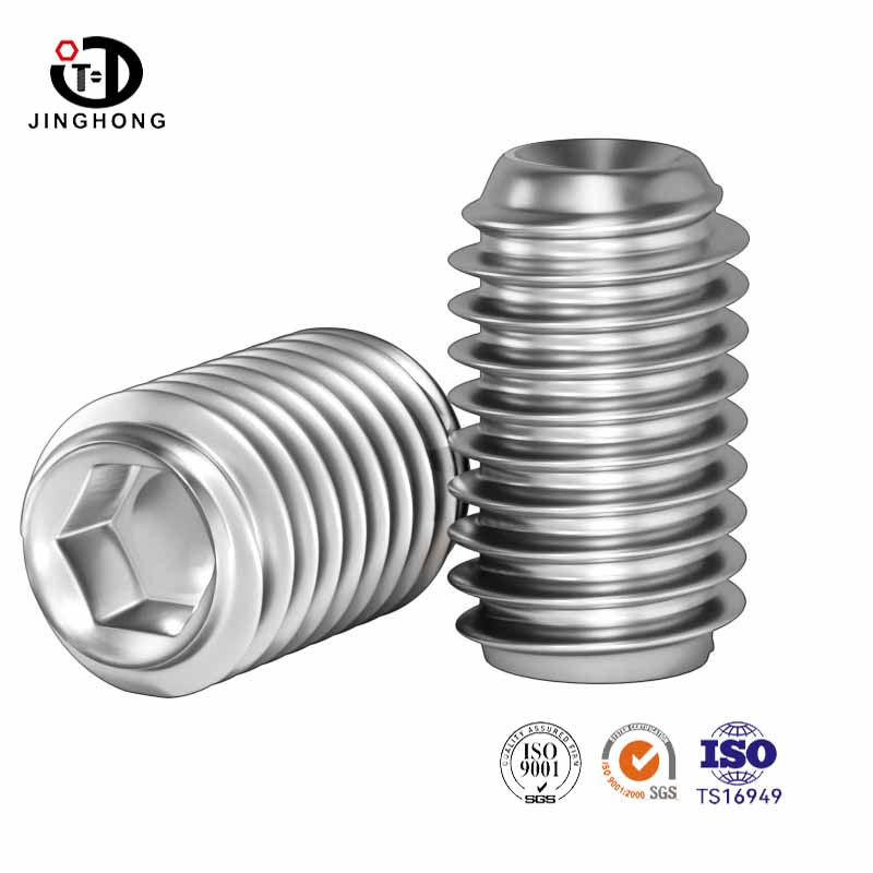 Hex socket grubschroeven met spoelinguiteinde