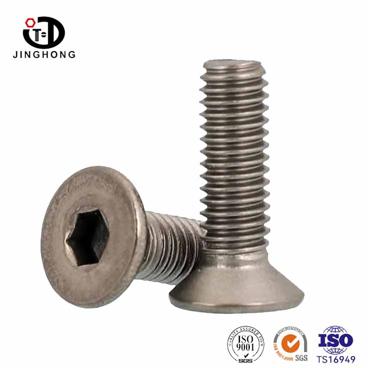 Titanium verzonken Allen Bolt -schroef